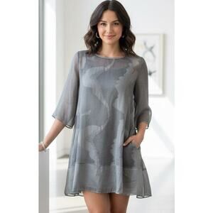 NWT Crosstree Lane burnout mini dress